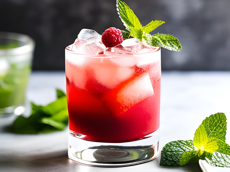 Raspberry Mint Julep