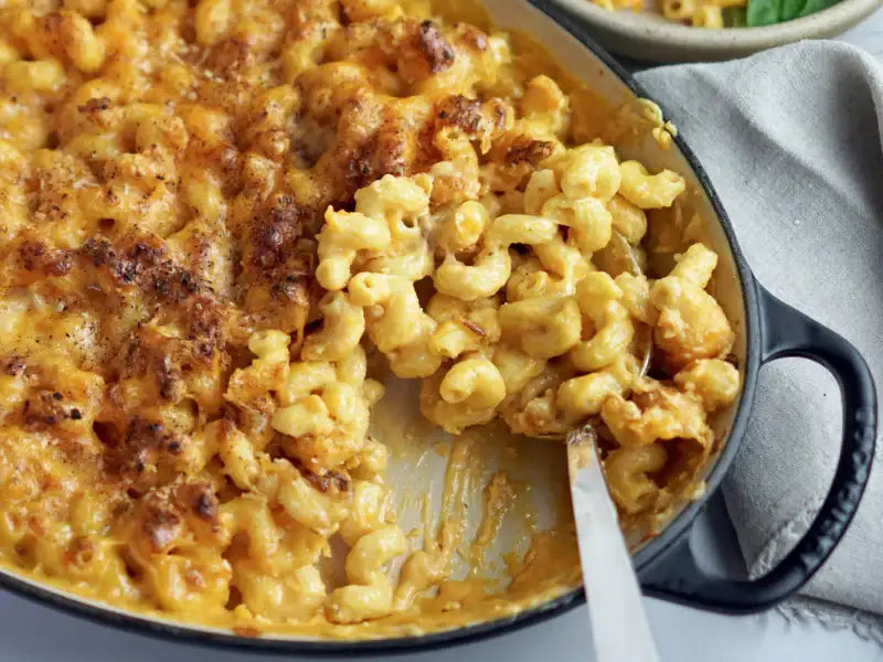 low fermentation eating approved mac and cheese