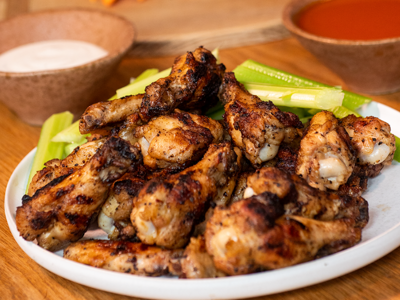 gut friendly game day foods chicken wings recipe