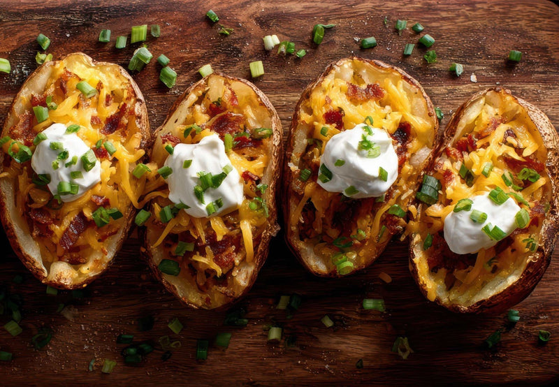 Loaded Potato Skins | The Good LFE Cookbook